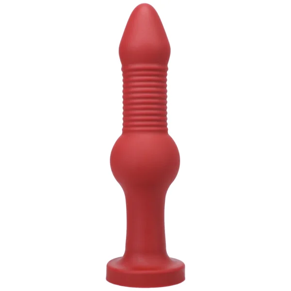 FemmeFunn Vortex Turbo Baller 2.0 8.25 in. Vibrating Rotating Dildo Brown