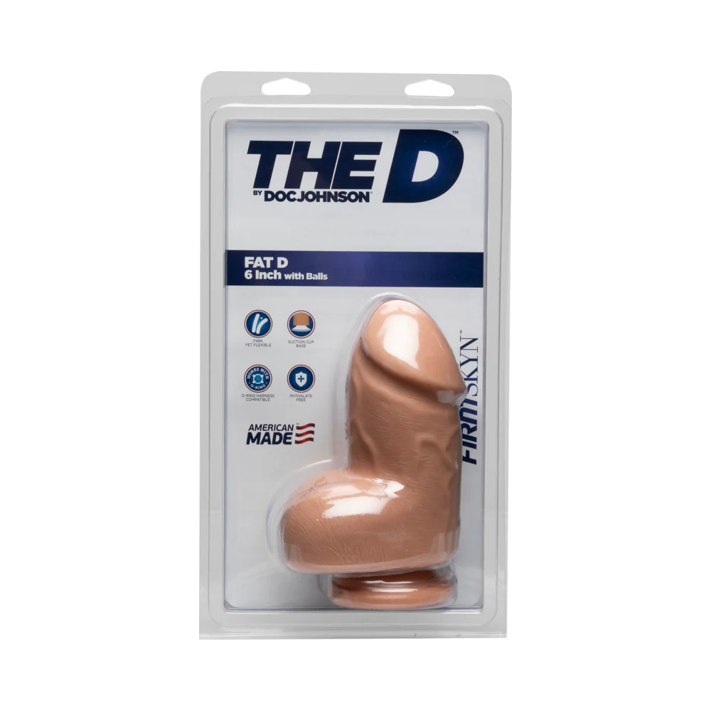 The D – Fat D – 6in w/ Balls – FIRMSKYN Vanilla