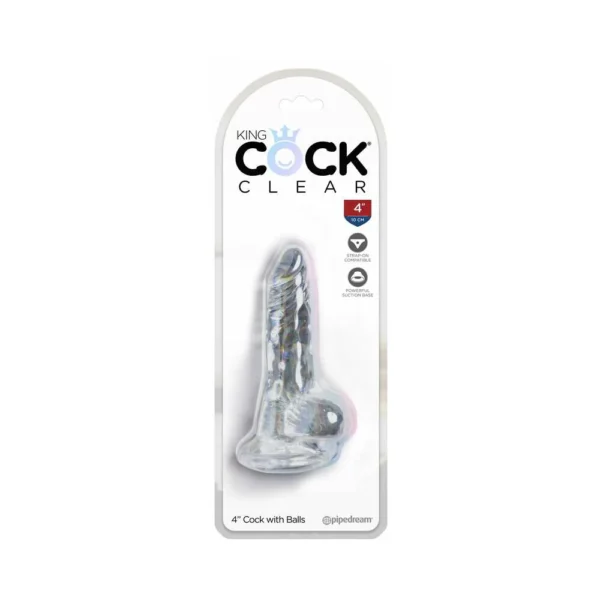 Oxballs Glowhole-1 Buttplug with LED Insert Small Clear Frost