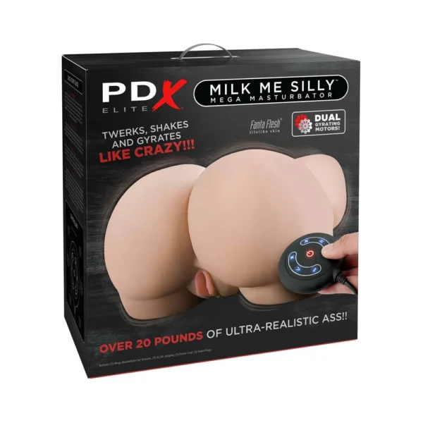 Curve Toys Jock 8 in. Dildo with Balls & Suction Cup Beige