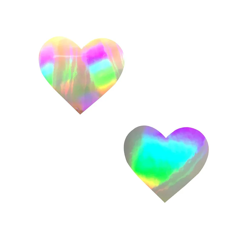 221373780.webp Neva Nude Pasty I Heart U Holographic Set of 6