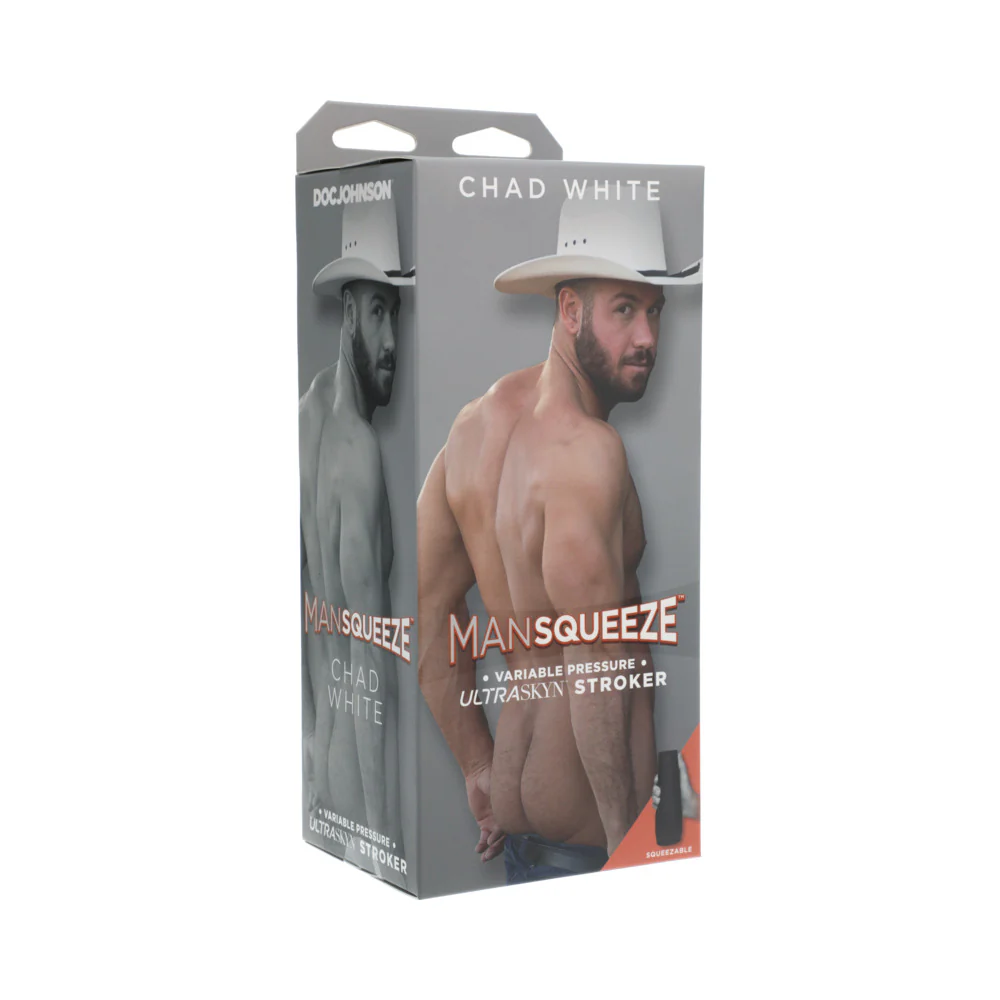 Man Squeeze – Chad White – ULTRASKYN Stroker – Ass Vanilla