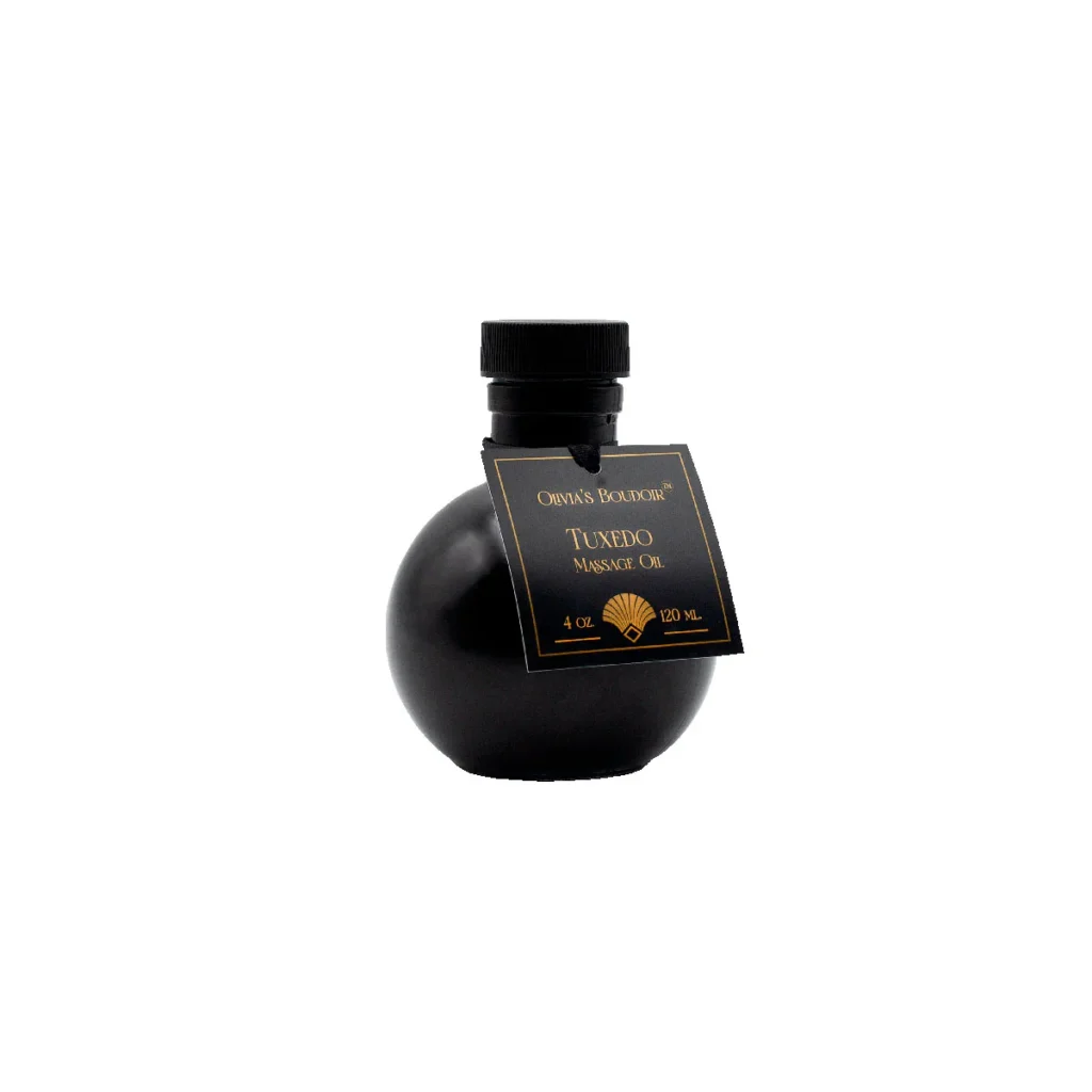 Olivia’s Boudoir Massage Oil Tuxedo 4 oz.