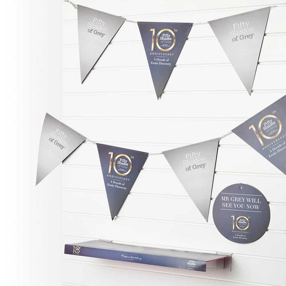 Fifty Shades of Grey POS 10 Year Anniversary Retail Kit