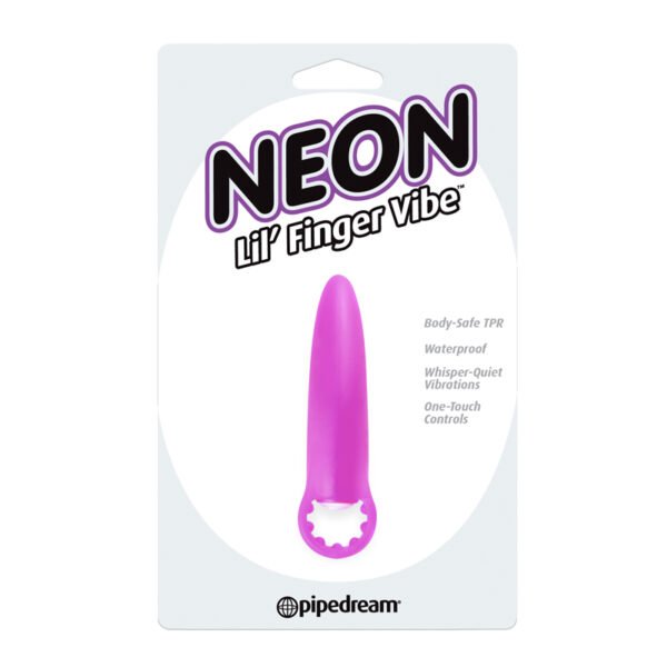 Ouch! Smooth Silicone Finger Anal Plug 4.6 in. Metallic Blue
