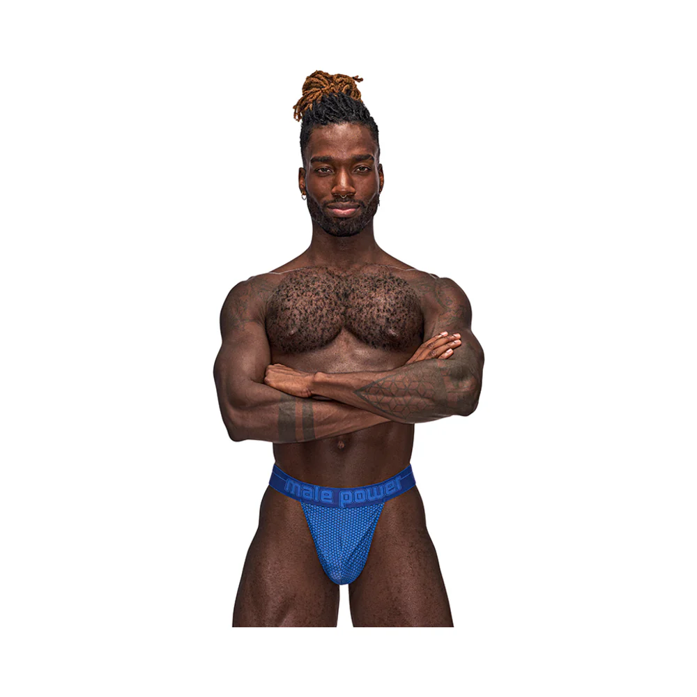 Male Power Sexagon Micro V Thong Royal S/M