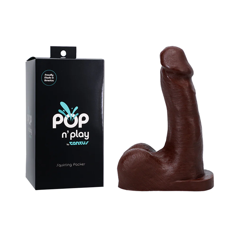 221392320.webp Tantus POP n' Play Squirting Packer Espresso