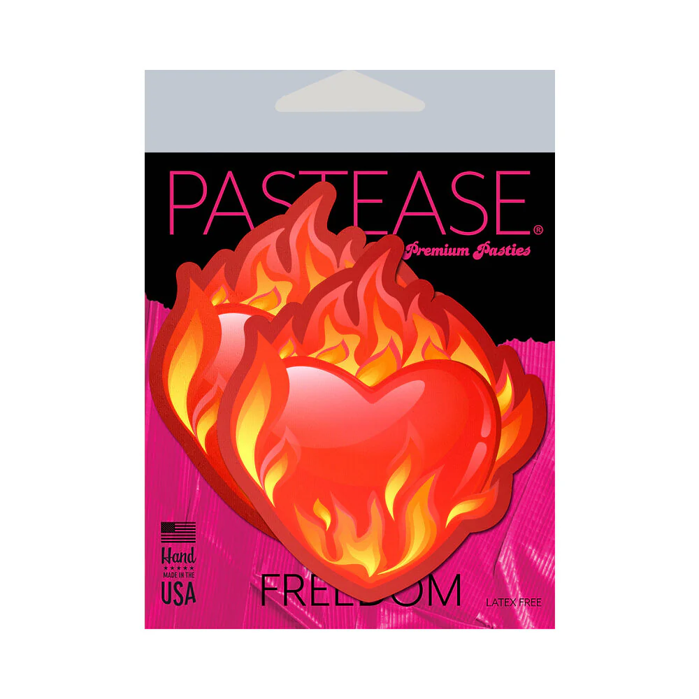 221393464.webp Pastease Flaming Heart Nipple Pasties