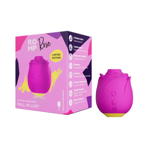 Evolved Super Sucker Rechargeable Thumping Suction Silicone Dual Stimulator Purple