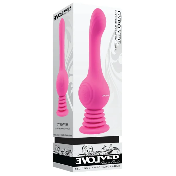Glas 7.5 in. Blue Spiral Glass Dildo