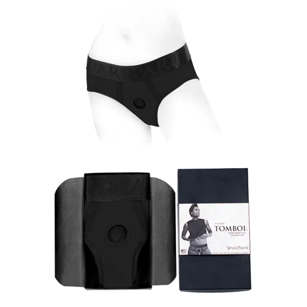SpareParts Joque Cover Undwr Harness Black (Double Strap) Size A Nylon