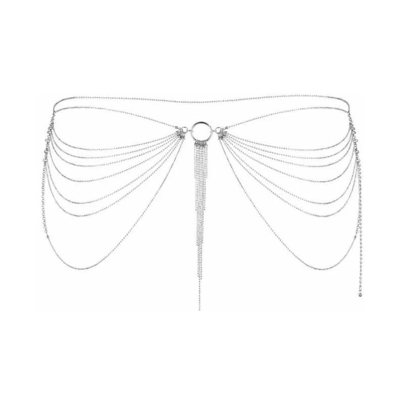 Bijoux Indiscrets Magnifique Chain Waist Jewelry Silver