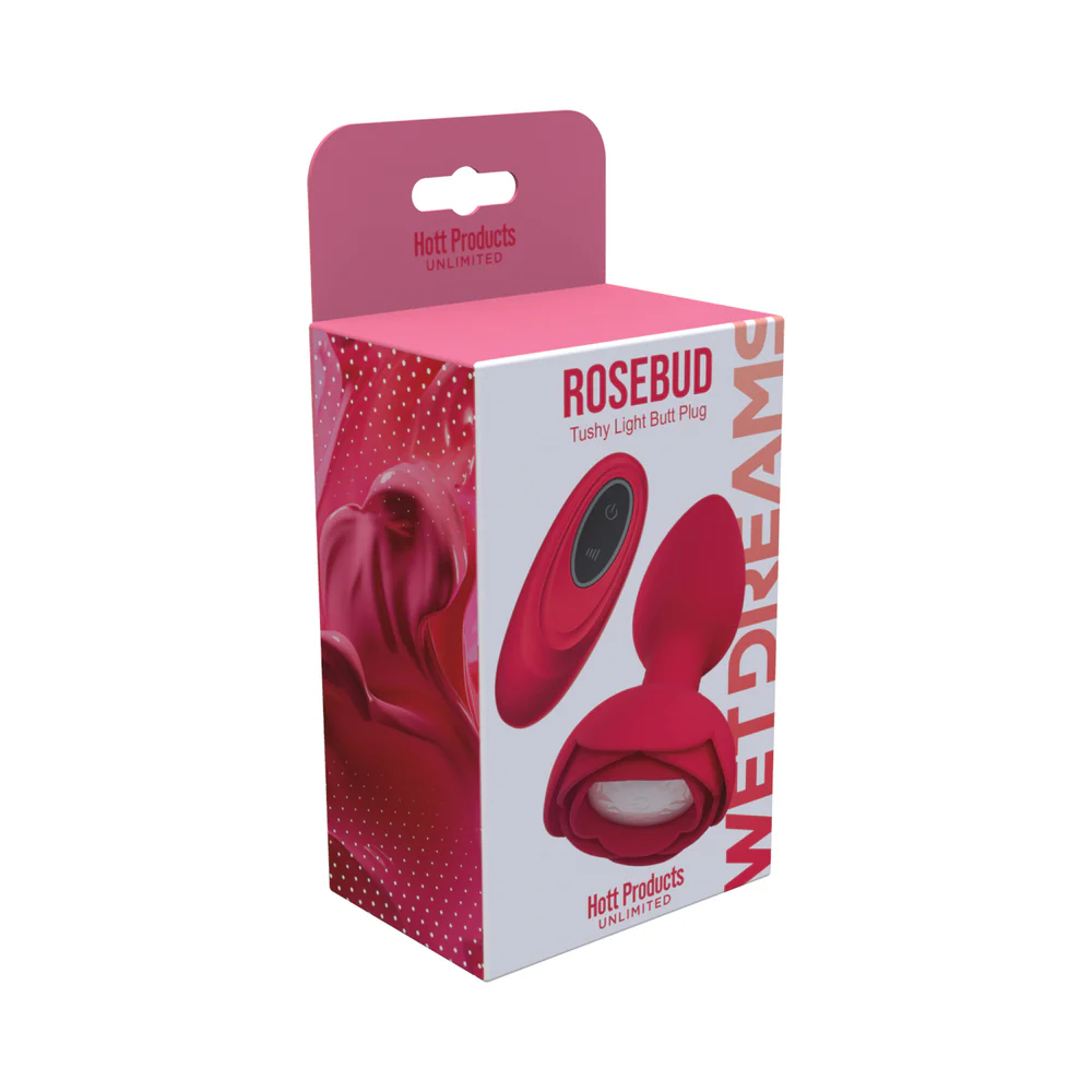 221396087.webp Rose Bud Tushy Light Light-Up Silicone Butt Plug