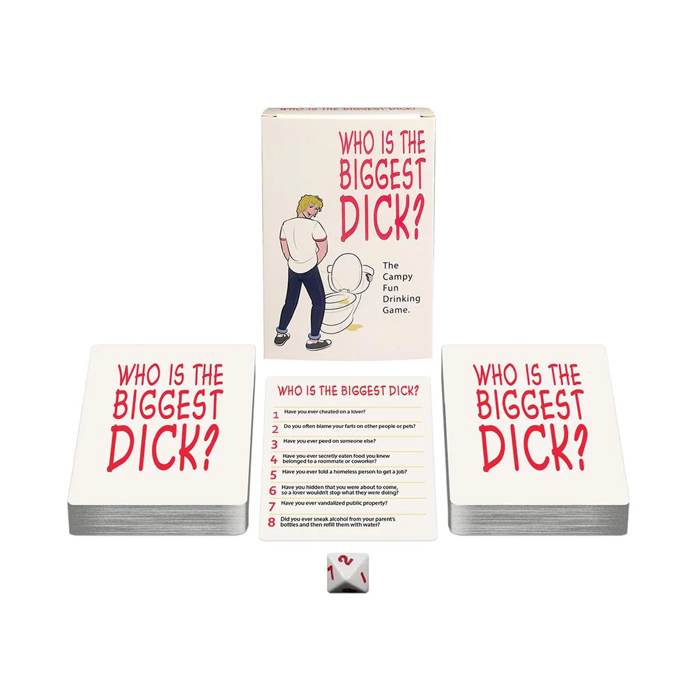 Who’s the Biggest Dick? Drinking Card Game