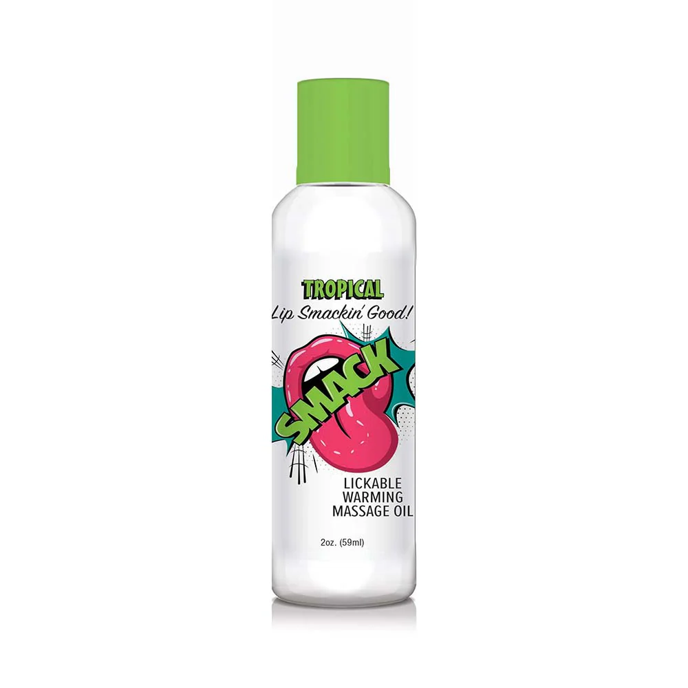 221396621.webp Smack Lickable Massage Oil Tropical 2 oz.