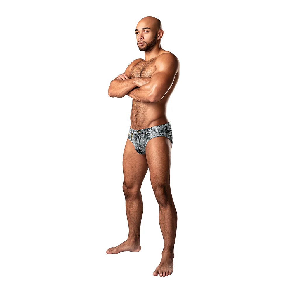 221396798.webp Male Power Dirty Denim Bikini Denim Print XL