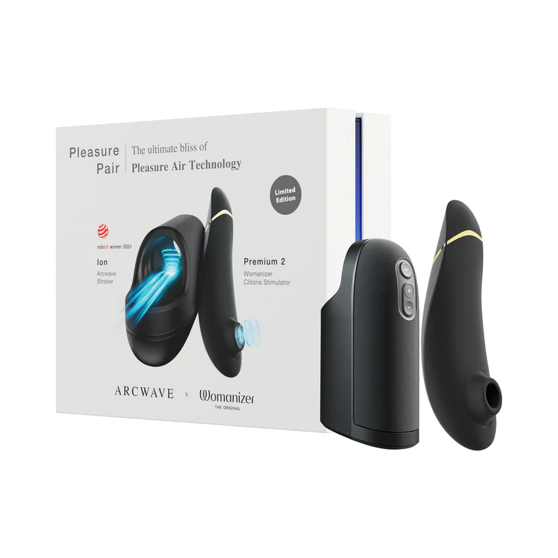 Arcwave x Womanizer Pleasure Pair – Ion + Premium 2 Black