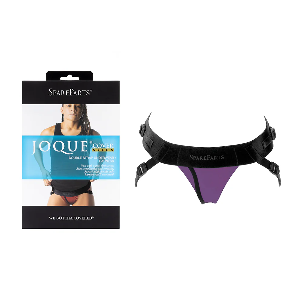 221397065.webp SpareParts Joque Cover Underwear Harness Purple (Double Strap) Size B Nylon