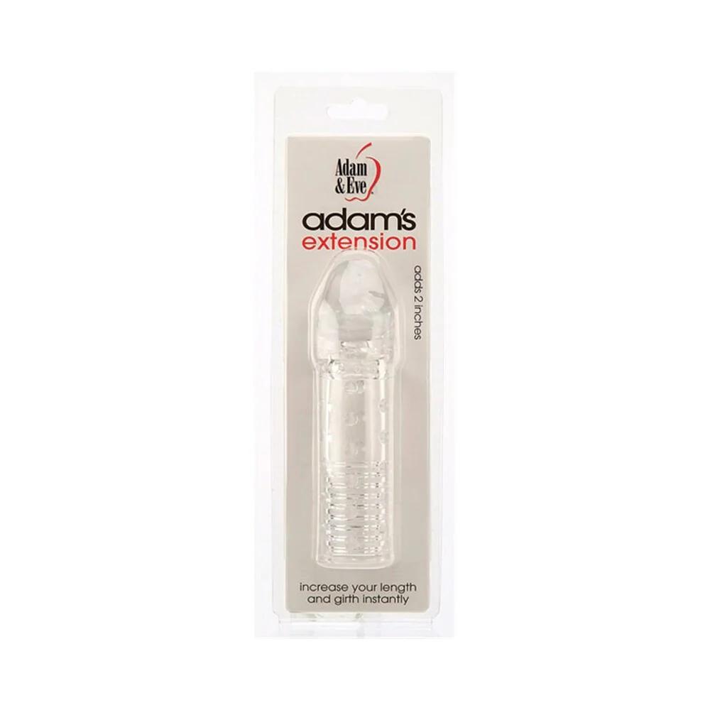 Adam & Eve Adam’s Extension 2 in. Penis Extender Clear