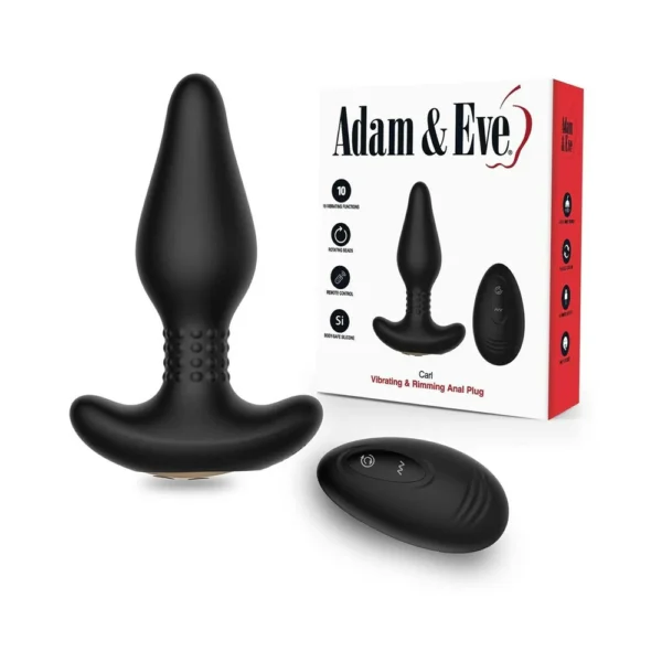 Ouch! Smooth Silicone Curvy Anal Plug 4.6 in. Metallic Blue