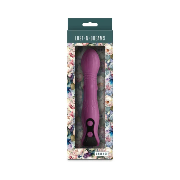 Ouch! Smooth Silicone Ribbed Anal Plug 4.6 in. Gun Metal