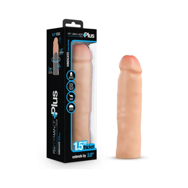 Neo Elite 7.5 in. Silicone Dual Density Dildo with Balls Neon Pink