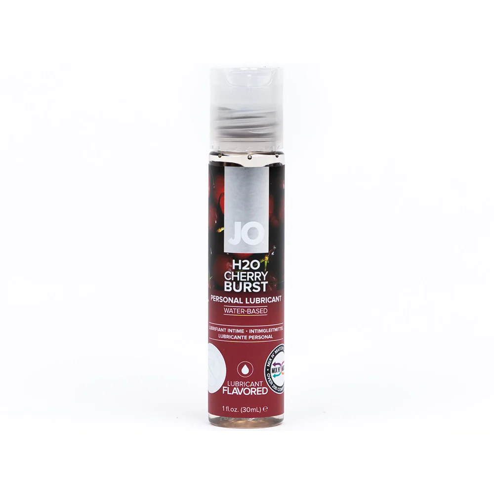 JO H2O Cherry Burst Flavored Water-Based Lubricant 1 oz.
