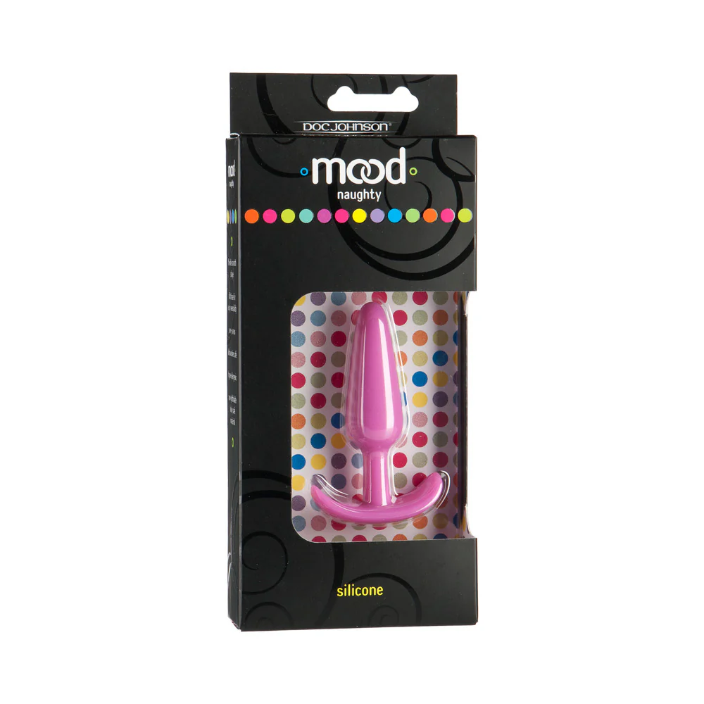 Mood – Naughty – Small Pink Silicone Butt Plug