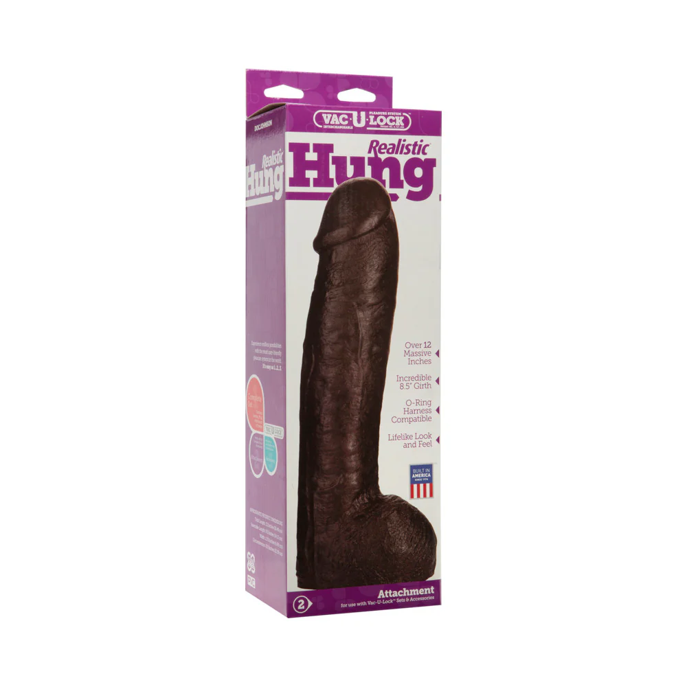 Vac-U-Lock – Realistic Hung Black