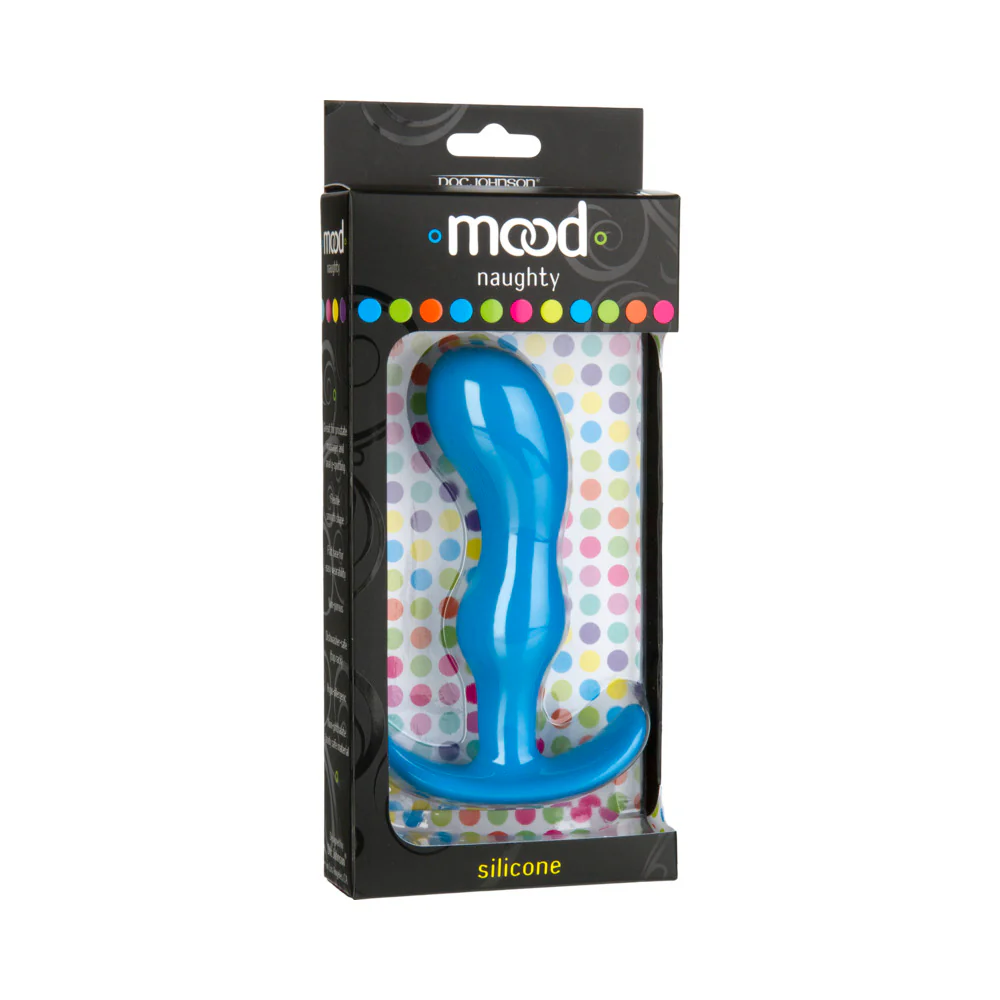 Mood – Naughty 2 – Large Blue Silicone Butt Plug