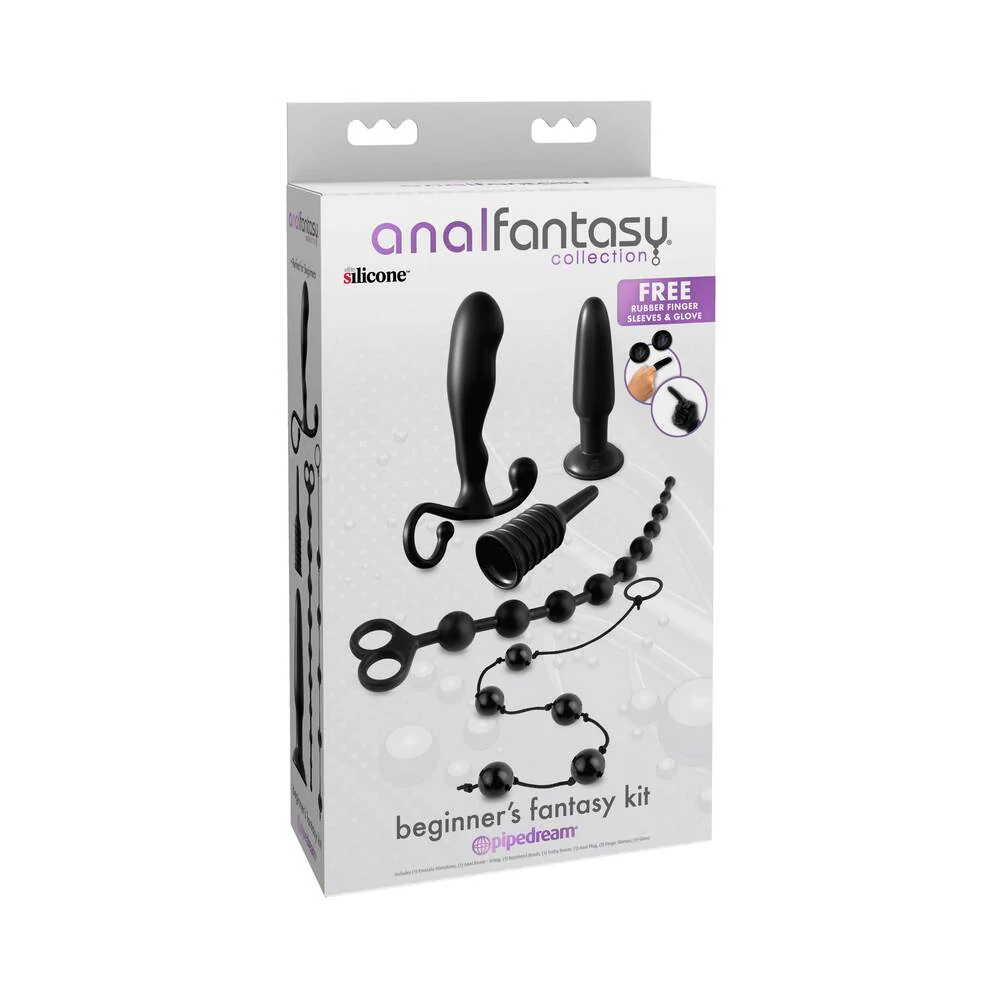 Anal Fantasy Collection 5-Piece Beginner’s Fantasy Kit Black