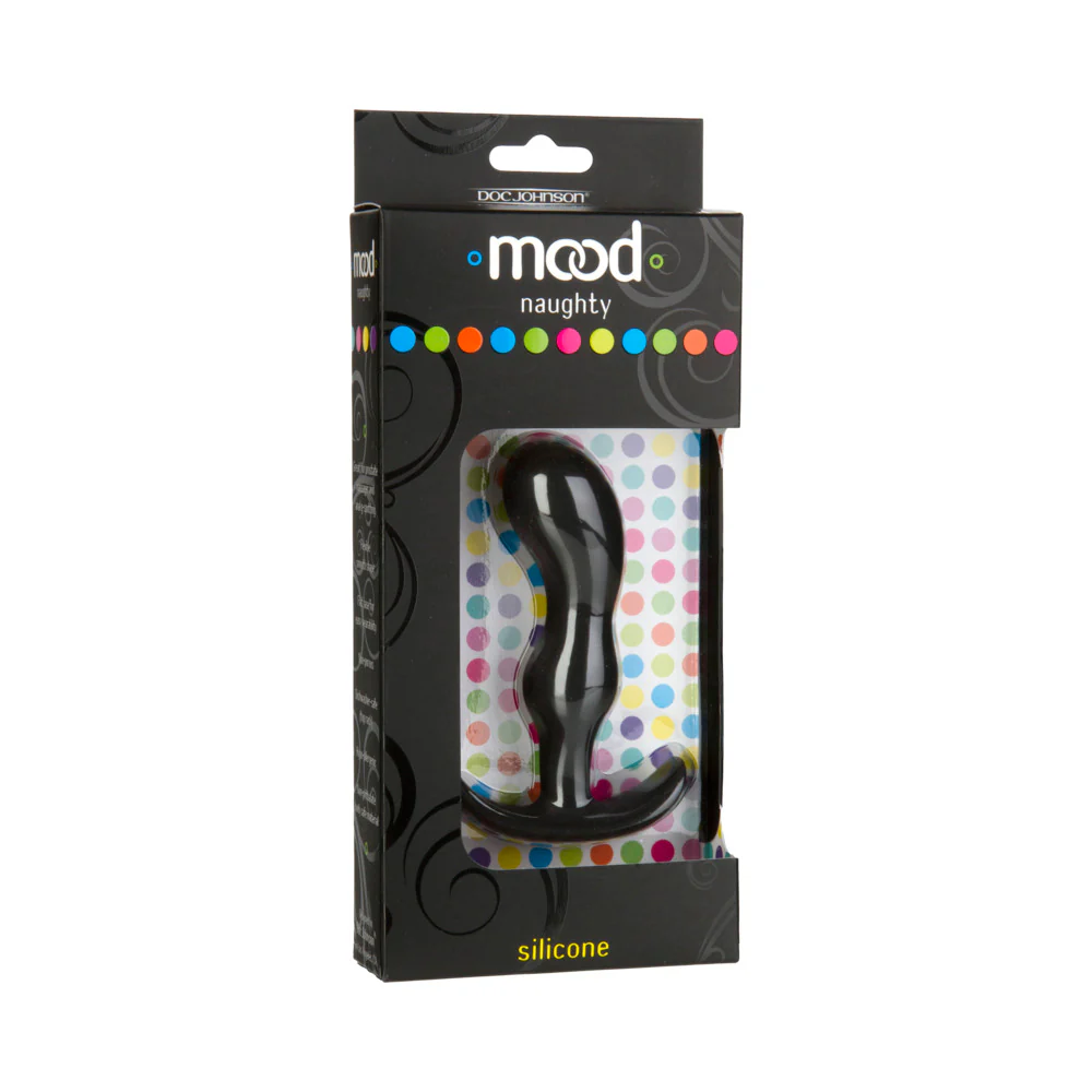 Mood – Naughty 2 – Medium Black Silicone Butt Plug