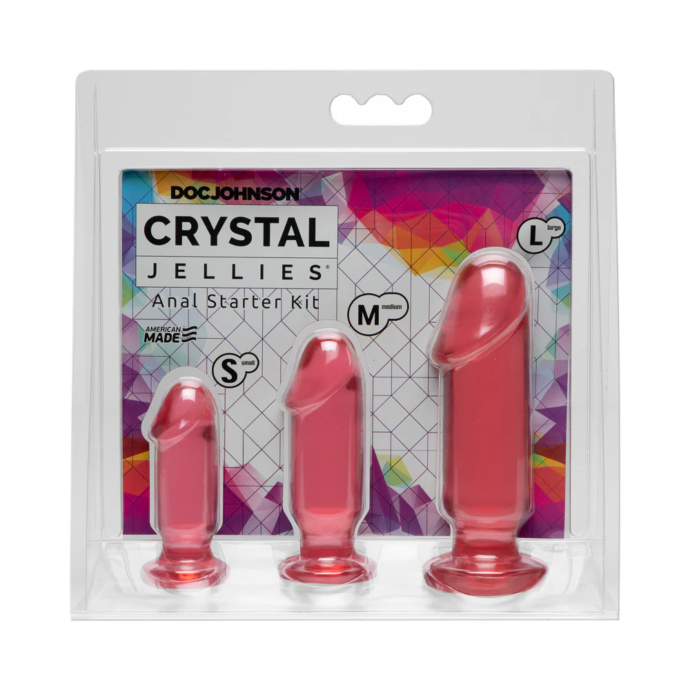 221497130.webp Crystal Jellies – Anal Starter Kit Pink