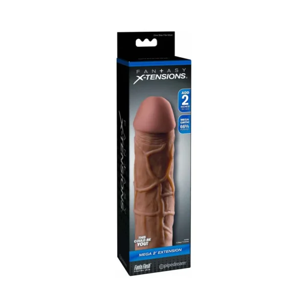 Fantasy X-tensions Mega 2 in. Extension Brown