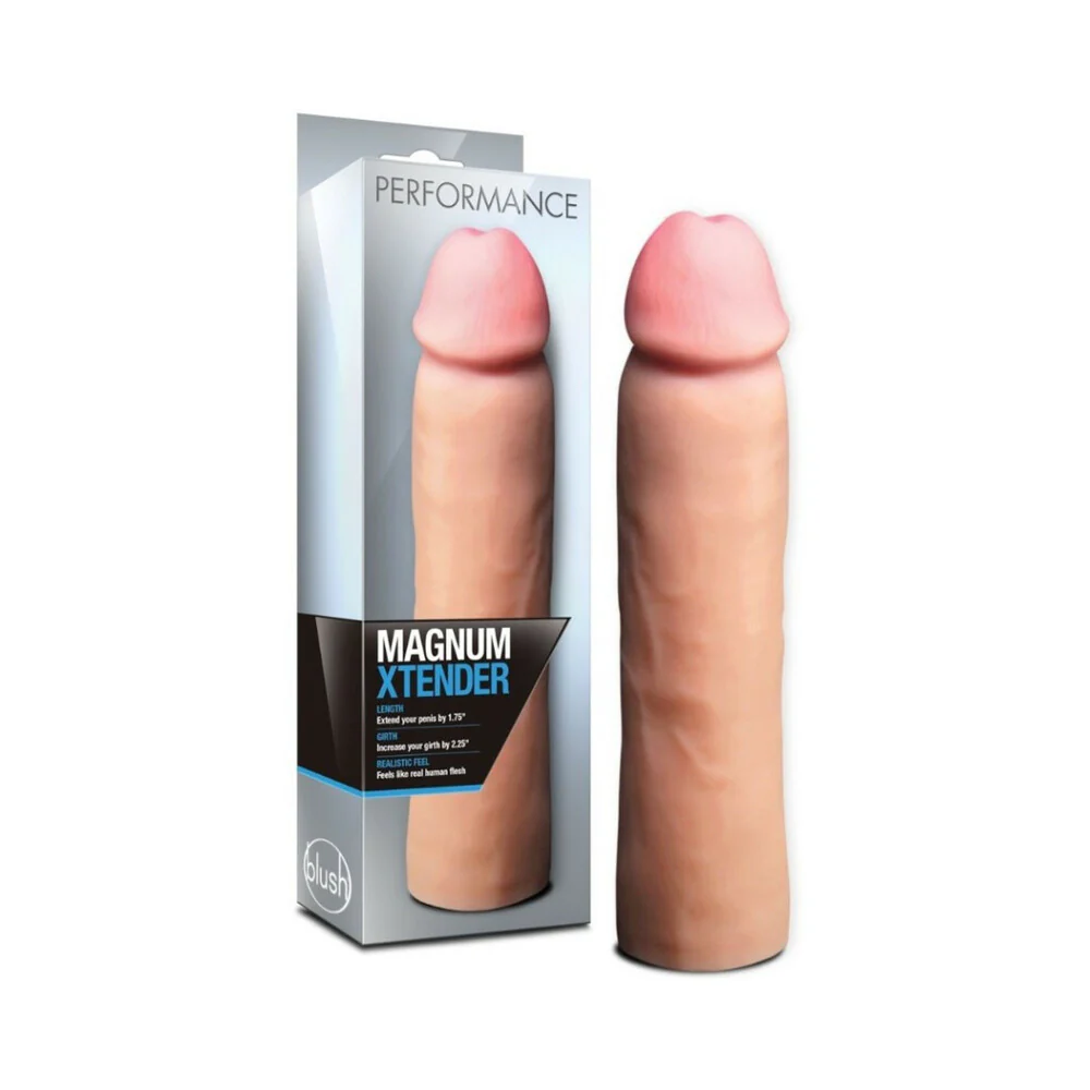221497778.webp Performance Magnum Xtender 1.75 in. Penis Extender Sleeve Beige