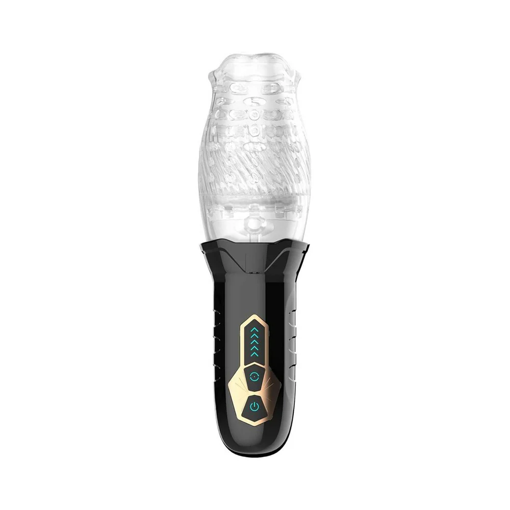 Adam & Eve Adam’s Gawk Gawk Rotating Vibrating Masturbator Tester