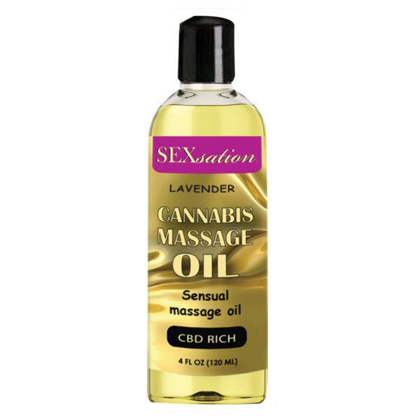 SEXsation Cannabis Sensual Massage Oil Lavender